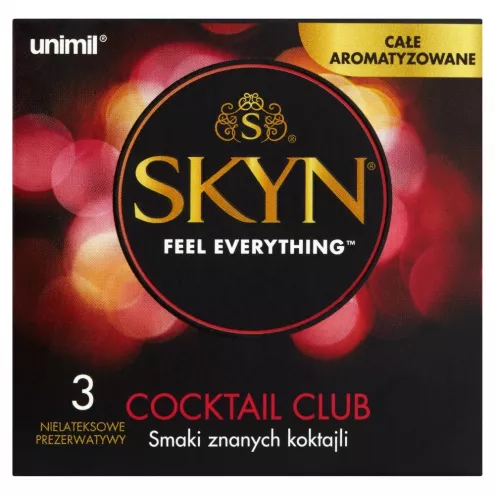 Презервативы Unimil Skyn Cocktail Club, 3 шт