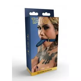 Кляп у вигляді фалоса Silicone Penis Ball Gag Blue - 1