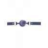 Кляп в виде фаллоса Silicone Penis Ball Gag Blue
