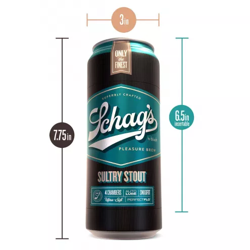 Мастурбатор Schag's Sultry Stout, прозрачный