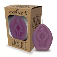 Свечка Eden’s Candle - Vanilla Scented Vagina - Eggplant