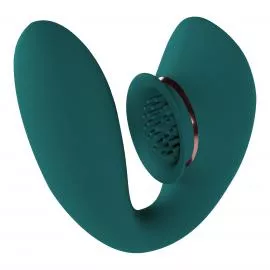 Вібратор Twitch 3 - Rechargeable Vibrator & Suction - Silicone - 10 Speed - Forest Green - 1