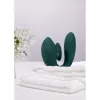 Вібратор Twitch 3 - Rechargeable Vibrator & Suction - Silicone - 10 Speed - Forest Green
