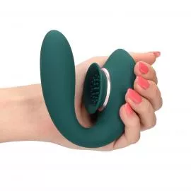 Вібратор Twitch 3 - Rechargeable Vibrator & Suction - Silicone - 10 Speed - Forest Green - 3