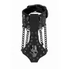 Браслет Skulls and Bones - Bracelet with Skulls and Chains - Black