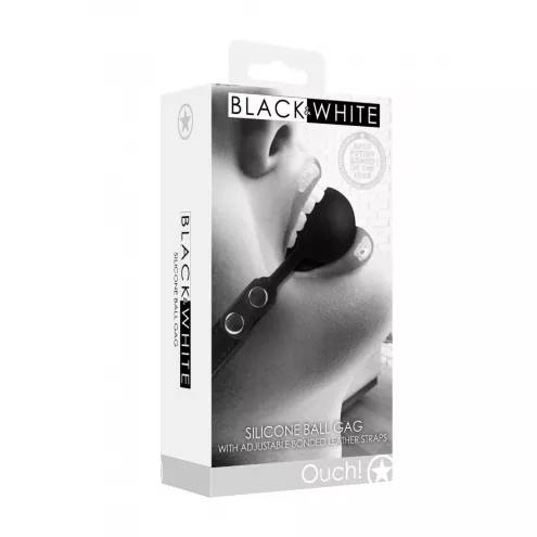 Кляп Silicone Ball Gag - з Adjustable Bonded Leather Straps