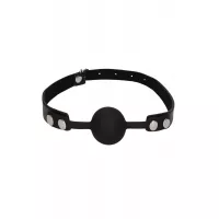 Кляп Silicone Ball Gag - з Adjustable Bonded Leather Straps