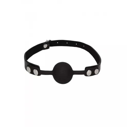 Кляп Silicone Ball Gag - з Adjustable Bonded Leather Straps