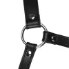 Маска-кляп Head Harness with Mouth Cover and Solid Ball Gag - Black