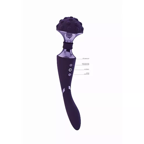 Вібростимулятор Shiatsu Bendable Massager Wand - Purple