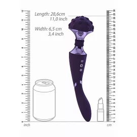 Вибростимулятор Shiatsu Bendable Massager Wand - Purple - 9