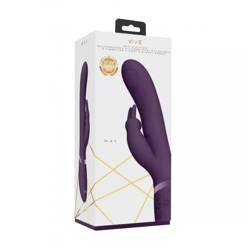 Вибратор May - Pulse-Wave C-spot - G-Spot Rabbit - Purple