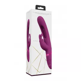 Вібратор Mika Triple Rabbit with G-Spot Flapping - Pink - 3