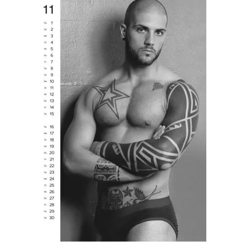 Календар PIN-UP Calendar Soft Men 2025