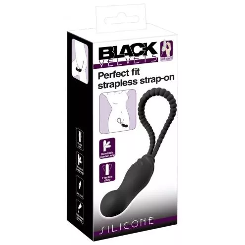 Безремневый страпон Black Velvets Perfect fit stra