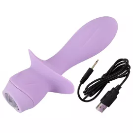 Багатофункціональний вібратор Cuties Mini Purple 4 - 8