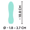 Міні вібратор Cuties Mini Vibrator Green 3.G