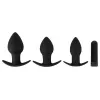 Набор анальных пробок с вибропулей BV Vibrating Butt plug set