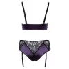 Еротичний комплект BH Set purple/black XL