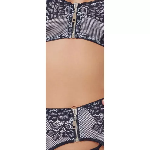 Еротичний комплект Bra Set b/w M