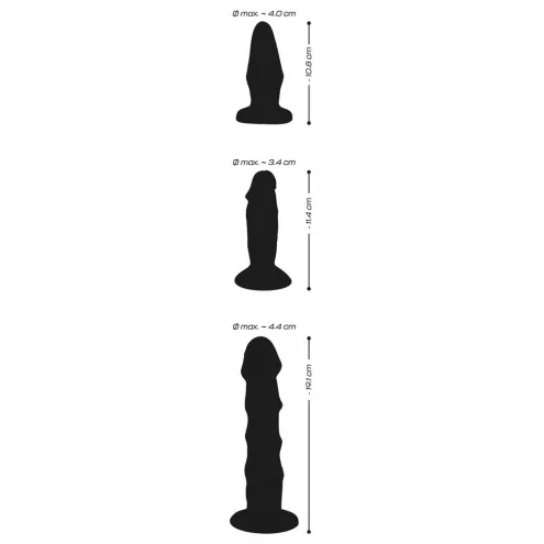 Набір анальних іграшок 3pc dildo set