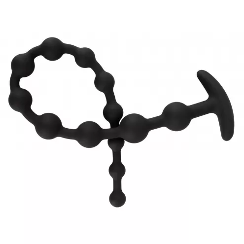 Анальний стимулятор Black Velvets Anal Beads Silic