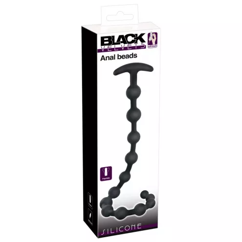 Анальний стимулятор Black Velvets Anal Beads Silic