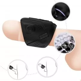 Насадка на пеніс Mechwarrior Black, 9 vibration functions - 9