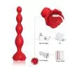 Анальний стимулятор Rosestick Red, 9 vibration functions