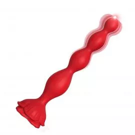 Анальний стимулятор Rosestick Red, 9 vibration functions - 5