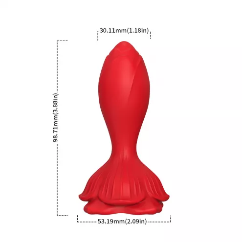 Анальний стимулятор Rosenberg Red, 9 vibration functions