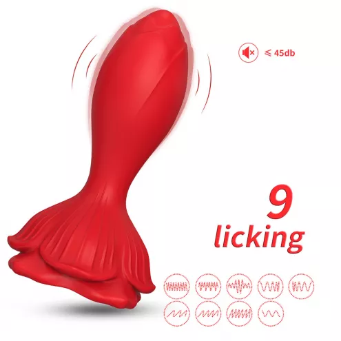 Анальний стимулятор Rosenberg Red, 9 vibration functions