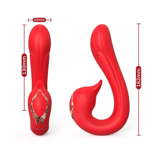 Вібратор Swan Red, 9 vibration functions