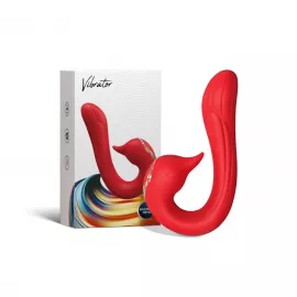 Вібратор Swan Red, 9 vibration functions - 6
