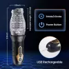 Мастурбатор Rotating and vibrating masturbator