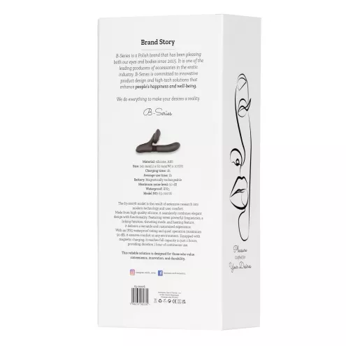 Вібратор для подвійної стимуляції Silicone Vibrator 7 Powerful Modes - Licking,Thrusting and Heatin