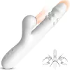 Вібратор для подвійної стимуляції Silicone Vibrator 3 rotating functions and 7 licking functions