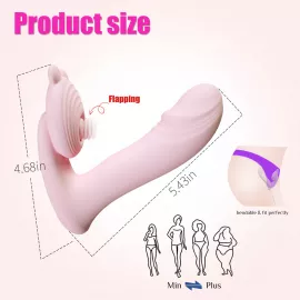 Вібромасажер Silicone Vibrator 3 Speeds, 6 Frequencies, Finger Function, Heating + APP Control - 5