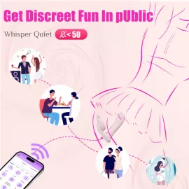Вібромасажер Silicone Vibrator 3 Speeds, 6 Frequencies, Finger Function, Heating + APP Control - 7