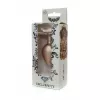 Анальна металева пробка Plug-Jewellery Pearl Gold Heart PLUG- Clear M