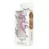 Анальна металева пробка Plug-Jewellery Pearl Pink Heart PLUG - Clear S