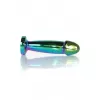 Анальна металева пробка Plug-Jewellery Multicolour Penis PLUG- Clear S
