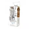 Анальна металева пробка Plug-Jewellery Silver PLUG- Rose M