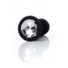Анальная пробка силиконовая Jewellery Plug Clear - M