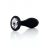 Анальная пробка силиконовая Jewellery Plug Clear - M
