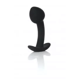 Анальна пробка силіконова Jewellery Curved PLUG- S - 4