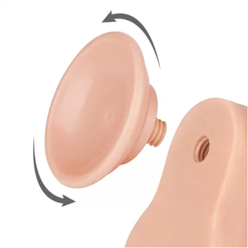 Фалоімітатор 8.5 Sliding Skin Dual Layer Dong Flesh