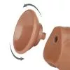 Фаллоимитатор с мошонкой 7.5 Sliding Skin Dual Layer Dong Brown
