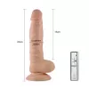 Вібратор на присосці 8.5 Real Extreme Vibrating Dildo Flesh