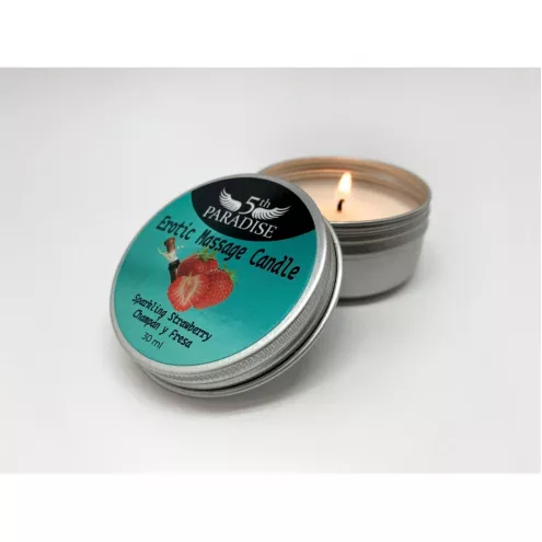 Арома свеча Erotic Massage Candle Sparkling Strawberry 30ml